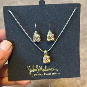 John Madeiros Champagne Cushion Cut Set